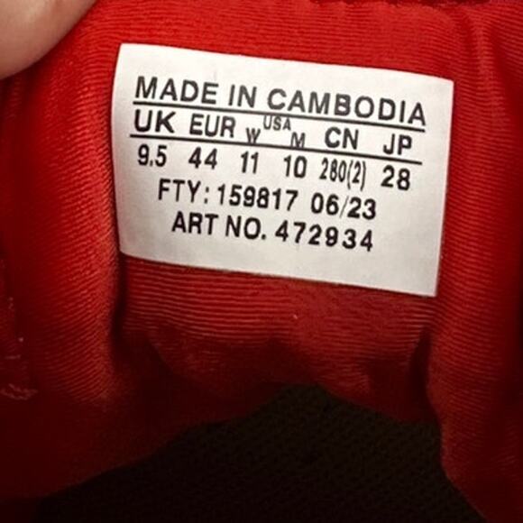 NIB NWT Men's Salomon XT-6 Almond Milk/Sand/Aurora Red  W11/M10 Sneakers 472934 - Picture 7 of 8